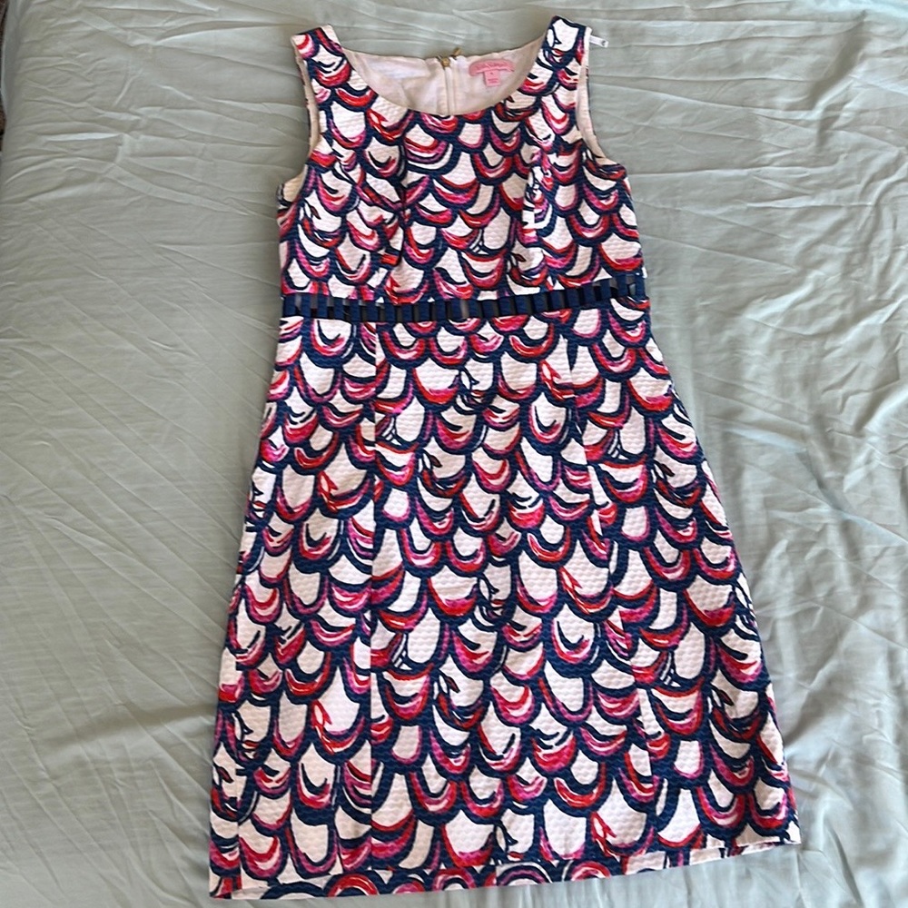 Lilly Pulitzer Blue and Pink Dress